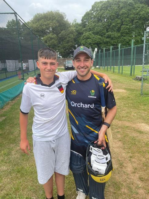 Dillon with Andrew Salter